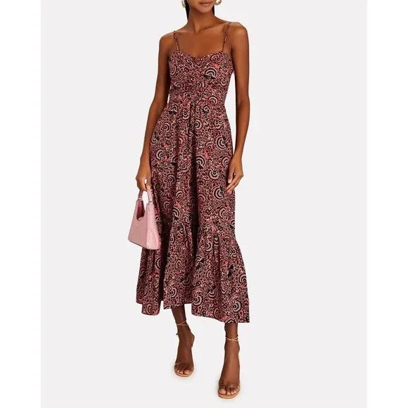 A.L.C. NWT Lilah Dress in Coral Multi Size 0 $495.00 - Picture 6 of 16